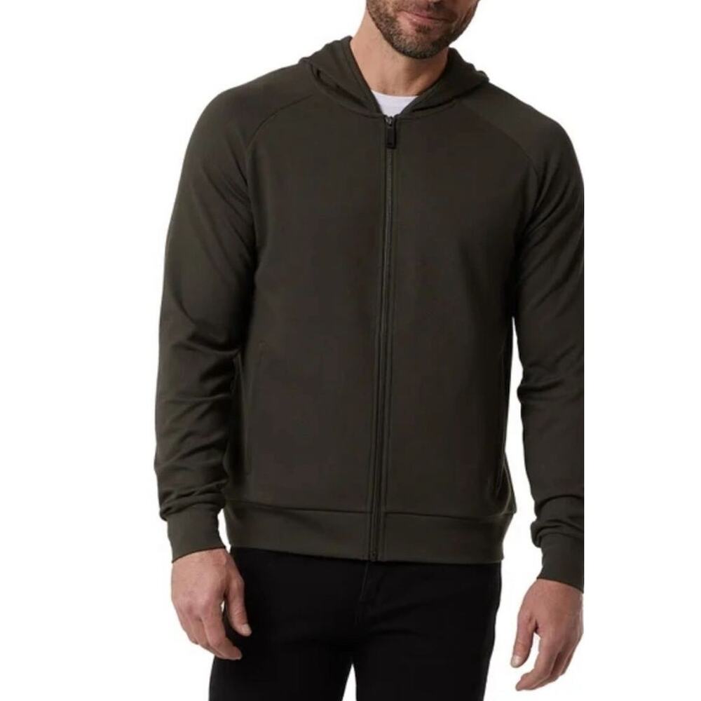 32 Degrees Men's Full Zip Green Classic Hoodie Size XXL
